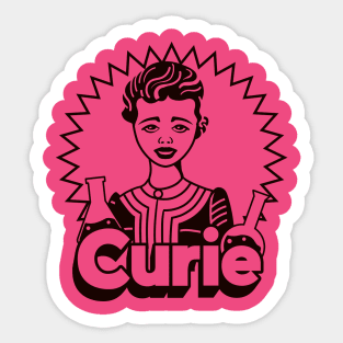 Curie Doll (Lineal) Sticker